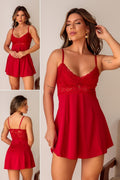 ❤️ Zanivah Luxury Lace Lingerie Set (Red)