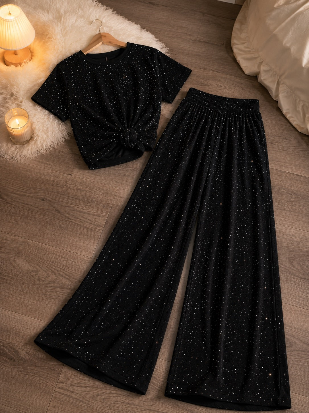Women's Premium Rhinestone Co-Ord Set (RH-1)