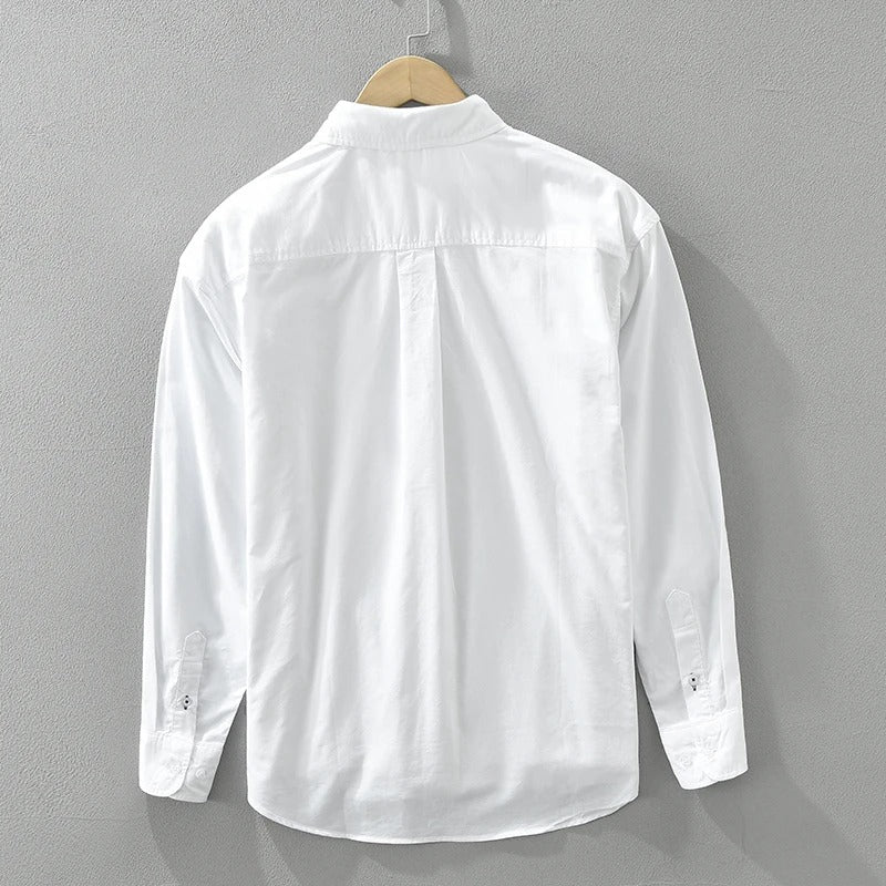 Men Cotton Loose Long Sleeve Shirt (Pack of 2)