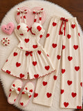 Zanivah 6-Piece Premium Satin Sleepwear & Loungewear Set (Zn-4)